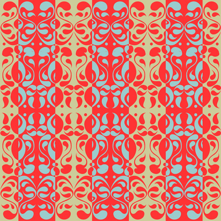 Luxurious oriental lattice with intricate decorative elementsのイラスト素材