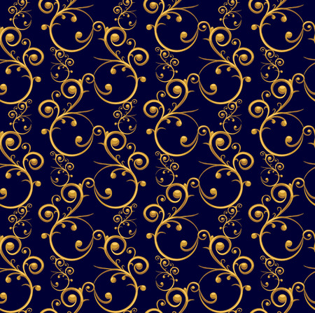 Seamless luxurious pattern with beautiful decorative elementsのイラスト素材
