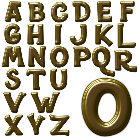 ABC Alphabet lettering designの写真素材