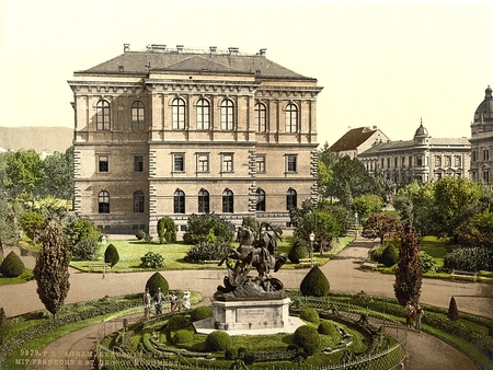 Agram, Academy Palace, Croatia, Austro-Hungaryのeditorial素材