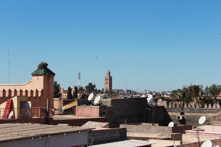 MARRAKECH FROM THE ROOFSの写真素材