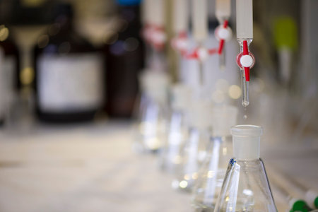 Test tubes in a laboratory