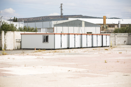 Metal site hutの写真素材