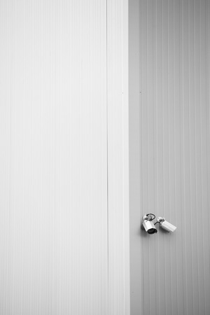 Security Camera in a Modern Buildingの写真素材