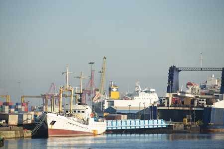 Shipping portの写真素材