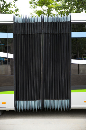 New modern city busの写真素材