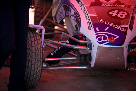 GRANADA, SPAIN - MARCH 29: II Autocross championship El Chaparral, March 29, 2015 Granada, Spain.