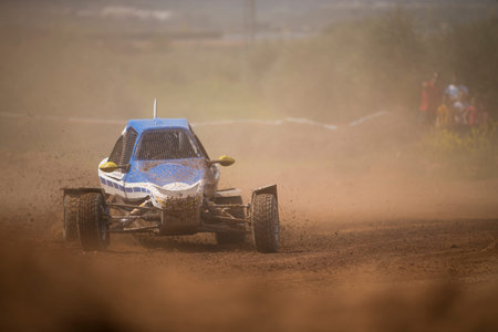 GRANADA, SPAIN - MARCH 29: II Autocross championship El Chaparral, March 29, 2015 Granada, Spain.