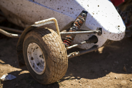 GRANADA, SPAIN - MARCH 29: II Autocross championship "El Chaparral", March 29, 2015 Granada, Spain.のeditorial素材