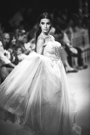 marbella fashion show celebrities on fireのeditorial素材