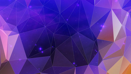 Polygon & Geometrics textures background color and formsの写真素材