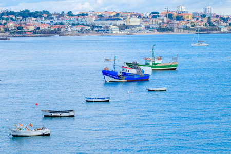 Coast landscape in the city of Lisbon Portugalのeditorial素材