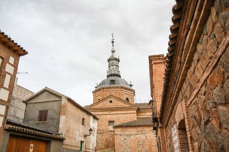 landscapes of old villages in the interior of the iberian peninsulaの写真素材