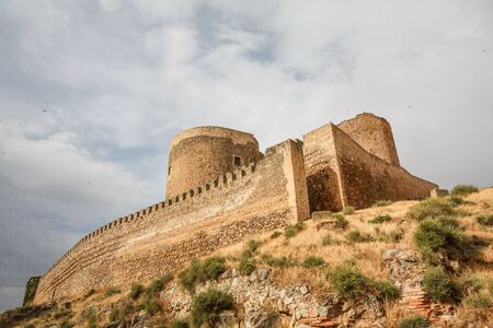 landscapes of old villages in the interior of the iberian peninsulaの写真素材