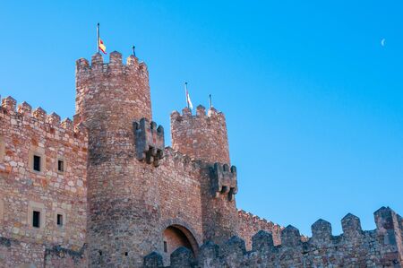 landscapes of old villages in the interior of the iberian peninsulaの写真素材