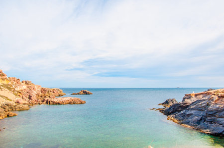 coast landscape in mediterranean sea