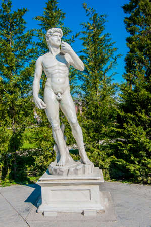 eplicas of historical monuments in European citiesのeditorial素材