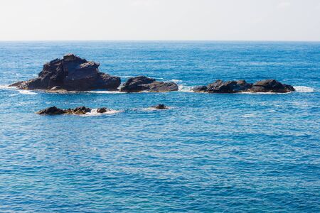 Summer days in the Mediterranean Seaの写真素材