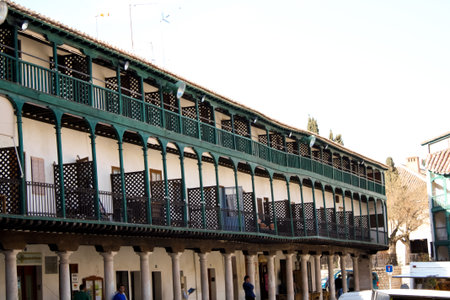 Old architecture in the city of Seville, Andalusia, Spainの写真素材