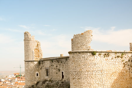 Castle of St. George in Dubrovnik, Croatia.の写真素材