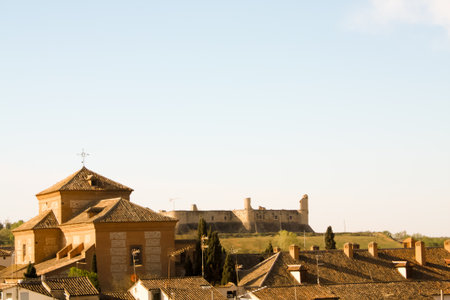 View of the roofs of the medieval town of Alberobello, Italyの写真素材
