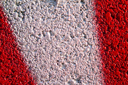 Red and white lines textures. Background. Tennis Courtの写真素材