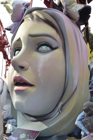 hogueras san juan de alicanteの写真素材