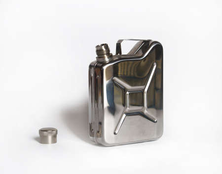 Metallic fuel canの写真素材
