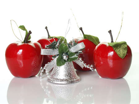 Apples and handbell     の写真素材