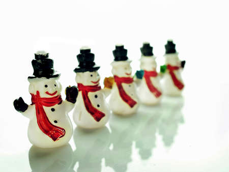 Little snowmen,Christmas ornaments       の写真素材