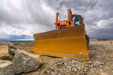 Heavy machinery for the construction