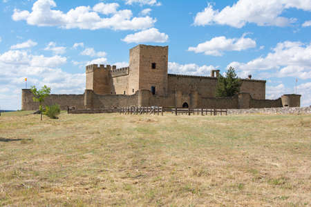 The famous medieval castle of Pedraza in the province of Segovia (Spain)のeditorial素材
