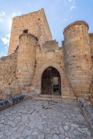 The famous medieval castle of Pedraza in the province of Segovia (Spain)のeditorial素材