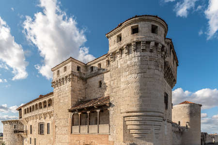 The historic and famous castle of Cuellar in the province of Segovia (Spain)のeditorial素材