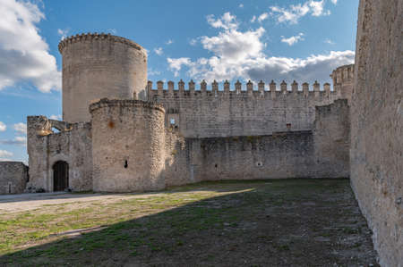 The historic and famous castle of Cuellar in the province of Segovia (Spain)のeditorial素材