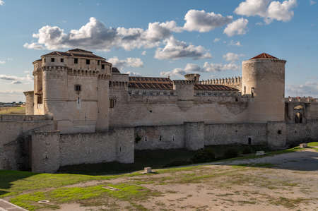 The historic and famous castle of Cuellar in the province of Segovia (Spain)のeditorial素材