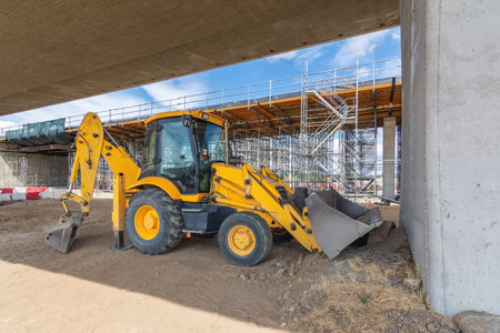 Heavy machinery for the construction