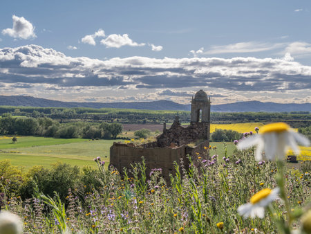 The convent of Nuestra SeÃ±ora del Valle is an old convent located in the town of San RomÃ¡n del Valle, province of Zamora, Spain.の写真素材