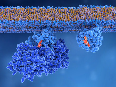 Activation of a Ras protein Inactive Ras protein (left) is activated by a GEF protein opening the...
