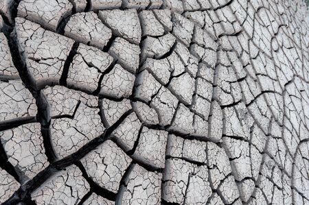 textured soil due to an intense drought. Climate change conceptの写真素材