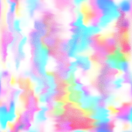 Pattern seamless background texture, vector trendy holographic, pastel multicolored, color vibrant gradient backdrop, pastel blurred marble modern design, neon hologram, vivid, bright, pink, blue artのイラスト素材