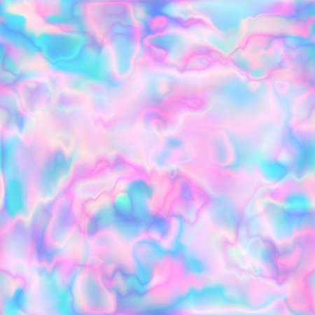 Pattern seamless marble pink, blue background texture, vector trendy holographic, pastel multicolored, color vibrant gradient backdrop, pastel blurred modern design, neon hologram, vivid, brightのイラスト素材