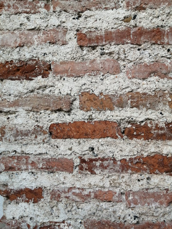Old walls of the walled city, different materials in the city of Cartagena de Indias - Colombia