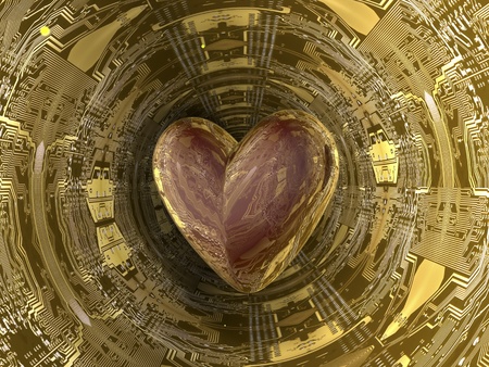heart and bitsの写真素材