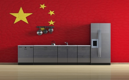 chinese kitchenの写真素材