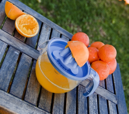orange juiceの写真素材