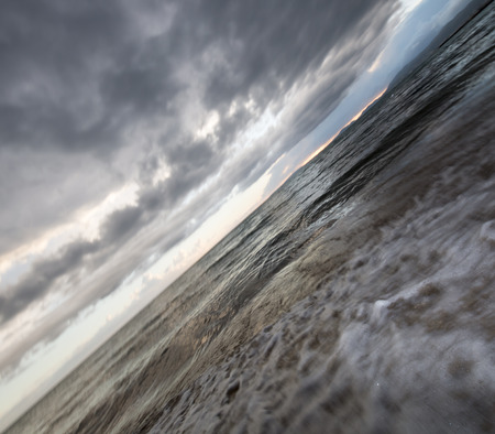 Landscape of the beach in Mallorca in Spainの写真素材