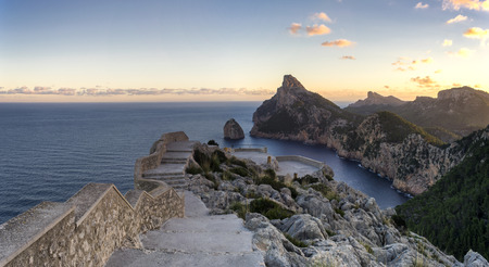 Formentor Cape in Majorca Spainの写真素材