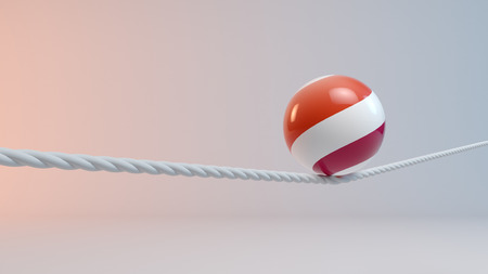 concept of balance and stability, ropeの写真素材
