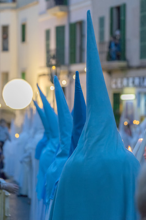 Holy week procession in palma de mallorca, spainの写真素材